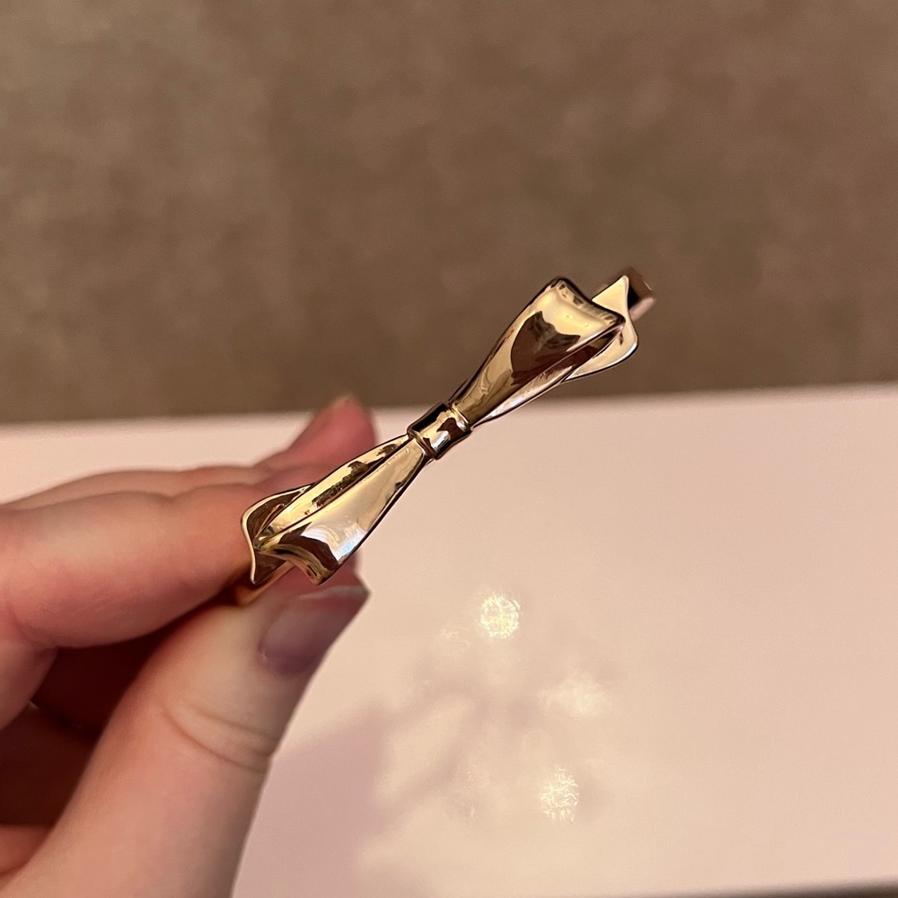 Kate Spade Rose Gold Bow Bangle